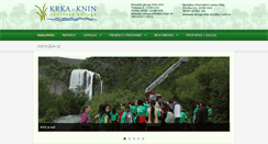 Desktop Screenshot of eu-krka-knin.hr