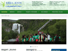 Tablet Screenshot of eu-krka-knin.hr